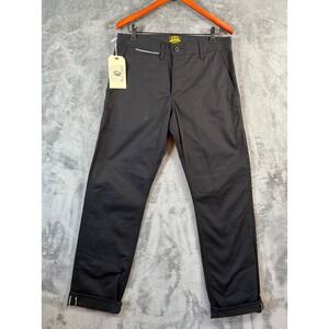 Brave Star Marshal Selvedge Chino Mens 32 (33x33) Black 10oz Japanese Twill